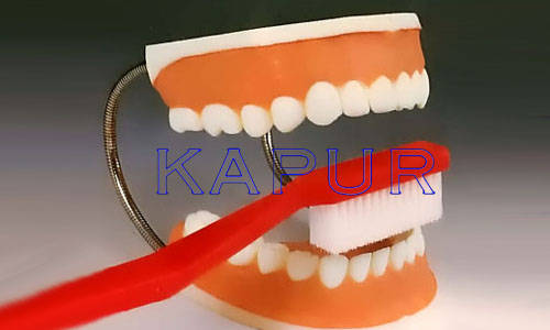 Teeth With Brush